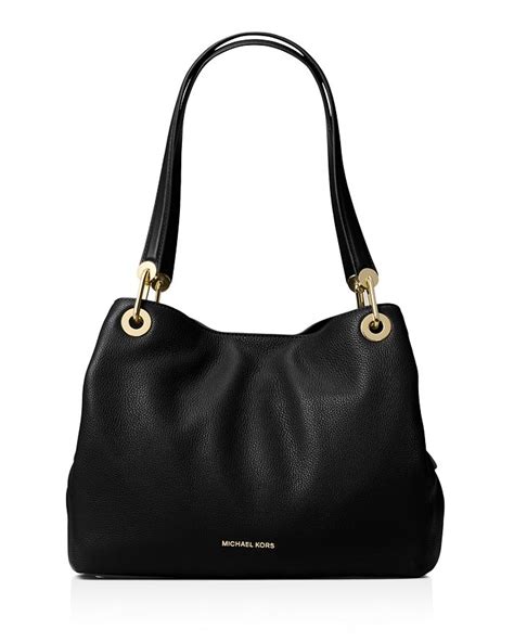 michael michael kors raven pebble leather to|Michael Kors Raven Large Pebbled Leather Shoulder .